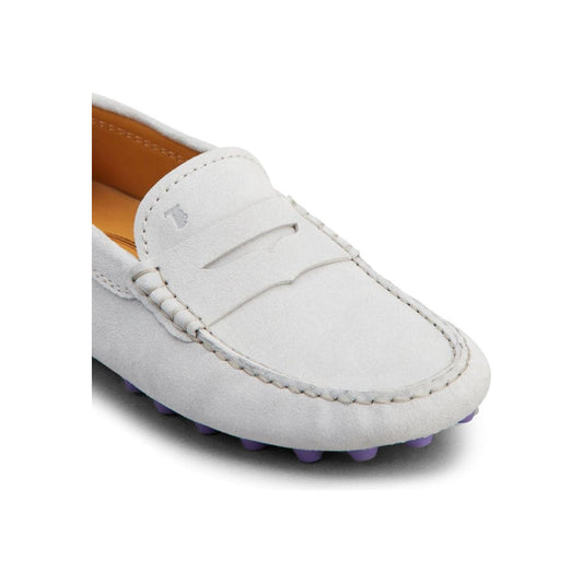 Tod's Flat shoes Grey Moccasins Tod'S Light Gray