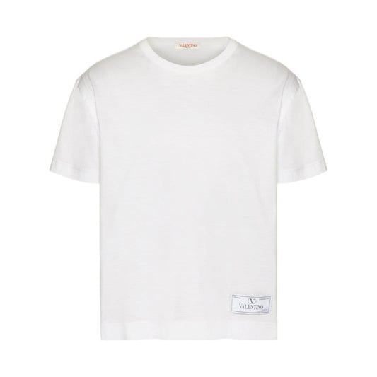 Valentino T-shirts and Polos White Topwear Valentino Lavender