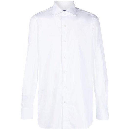 FINAMORE 1925 NAPOLI Shirts White Shirts Finamore 1925 Napoli White Smoke