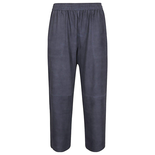 Via Masini 80 Trousers Clear Blue Trousers Via Masini 80 Dark Slate Gray