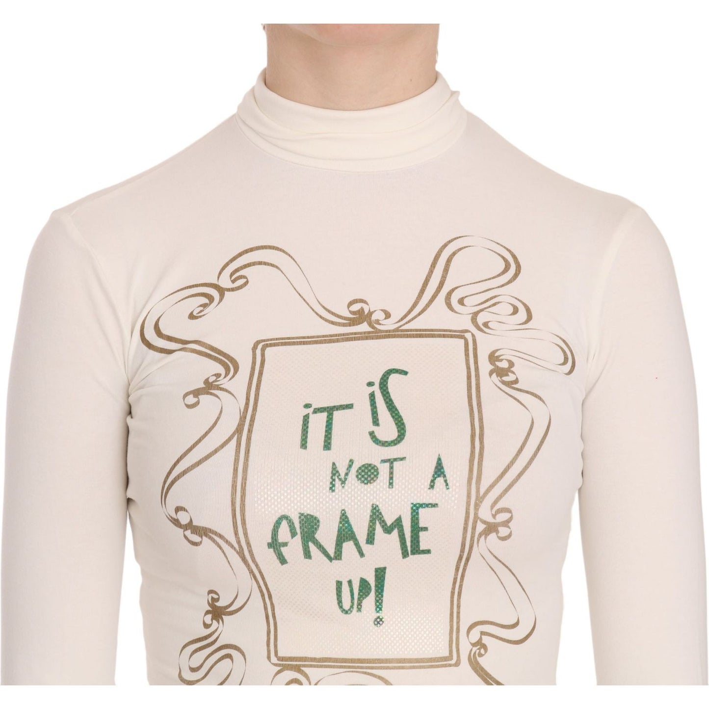 Exte Crew Neck It Is Not A Frame Up! Print Blouse