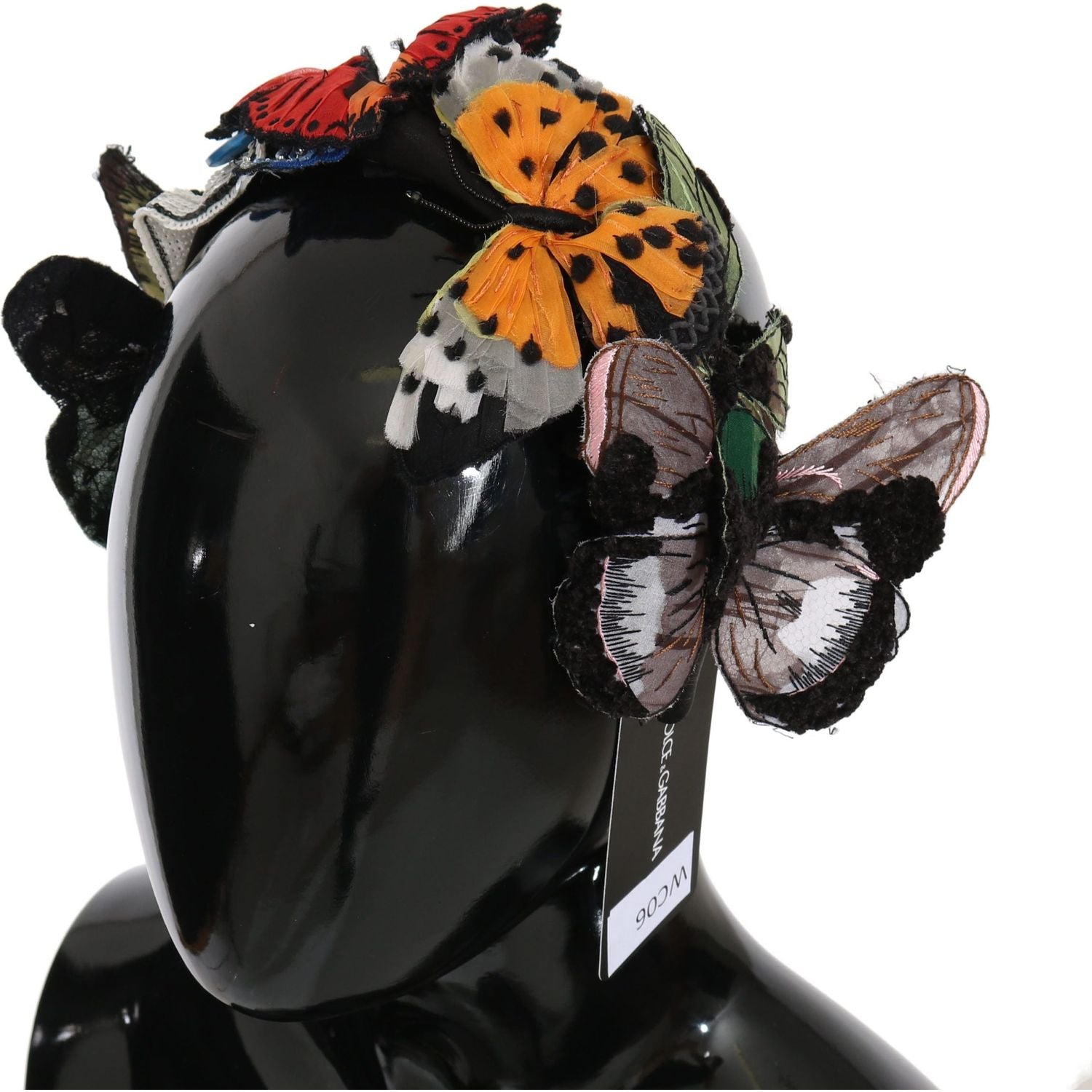 优雅花卉丝绸头带王冠