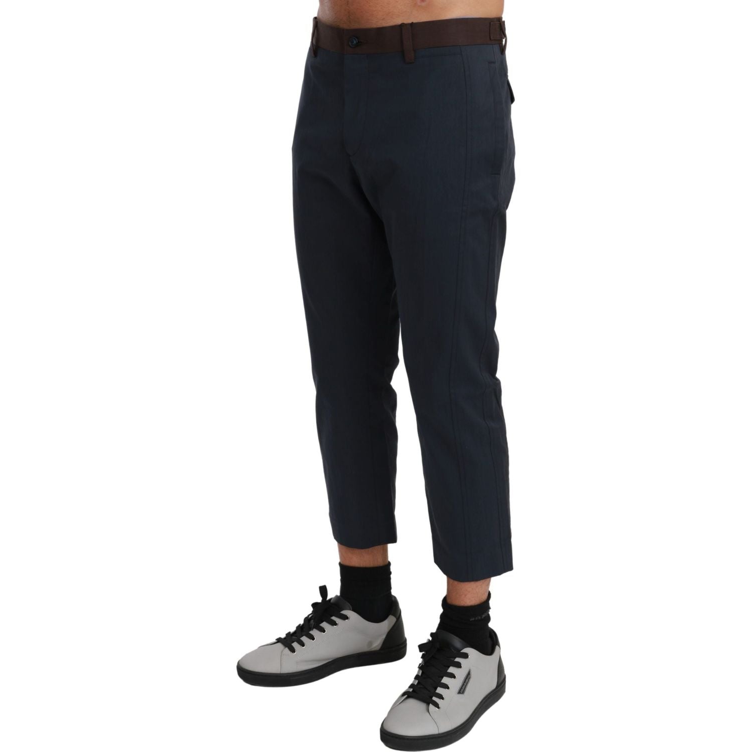 时尚条纹休闲短款裤