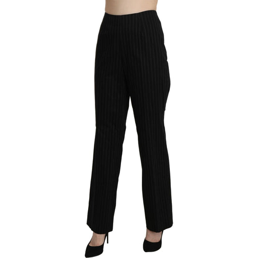 BENCIVENGA Elegant High Waist Black Pants Jeans & Pants BENCIVENGA Black