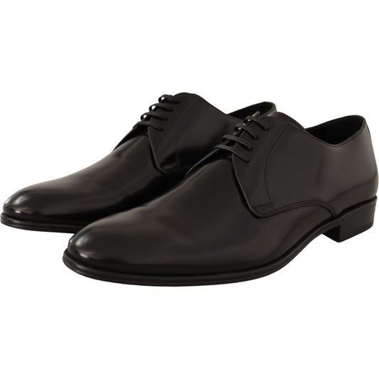 Dolce & Gabbana Dolce & Gabbana Elegant Black Leather Derby Shoes MV4168 -39 1728,67345645728,Black,Dolce & Gabbana,EU39/US6,Formal - Men - Shoes,Material: 100% Leather,Men,Men - Shoes,New with tags,Shoes