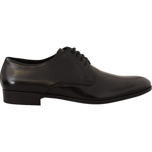 Dolce & Gabbana Dolce & Gabbana Elegant Black Leather Derby Shoes MV4168 -39 1728,67345645728,Black,Dolce & Gabbana,EU39/US6,Formal - Men - Shoes,Material: 100% Leather,Men,Men - Shoes,New with tags,Shoes