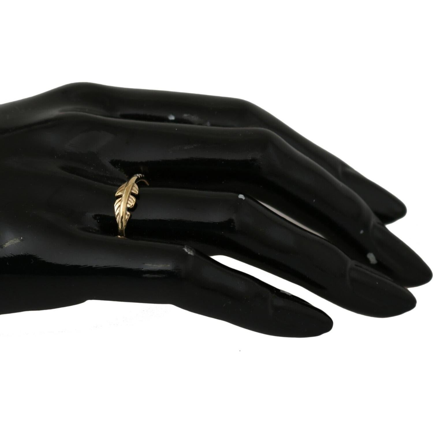 优雅金色 CZ 水晶女士戒指