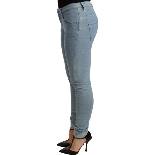Acht Chic Push Up Slim Fit Denim Jeans Jeans & Pants Acht Slate Gray