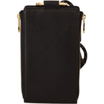 Dolce & Gabbana Elegant Black Leather Strapped Wallet WOMAN WALLETS Dolce & Gabbana Black