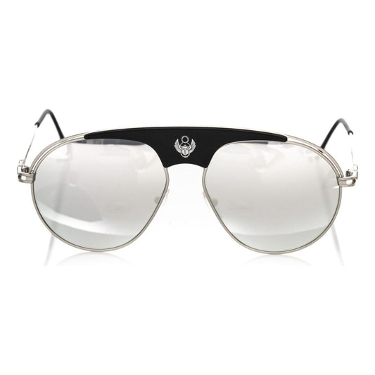 Frankie Morello Multicolor Metallic Men Sunglass Frankie Morello Light Gray