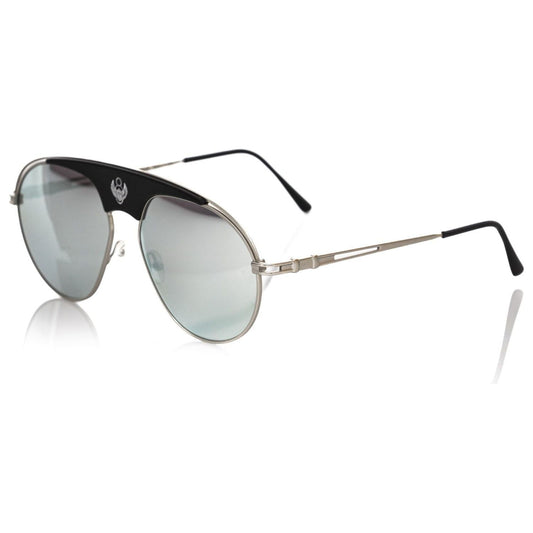 Frankie Morello Multicolor Metallic Men Sunglass Frankie Morello Gray