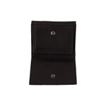 Dolce & Gabbana Black Leather Trifold Purse Belt Multi Kit Wallet VAS130144#