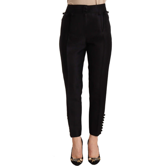 Dsquared² Chic High-Waist Cropped Trousers Dsquared² Tan