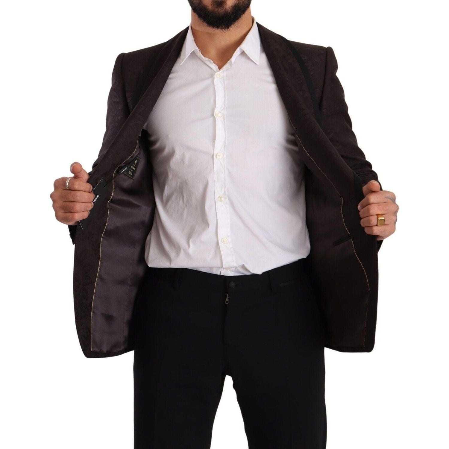 西西里优雅单排扣西装外套