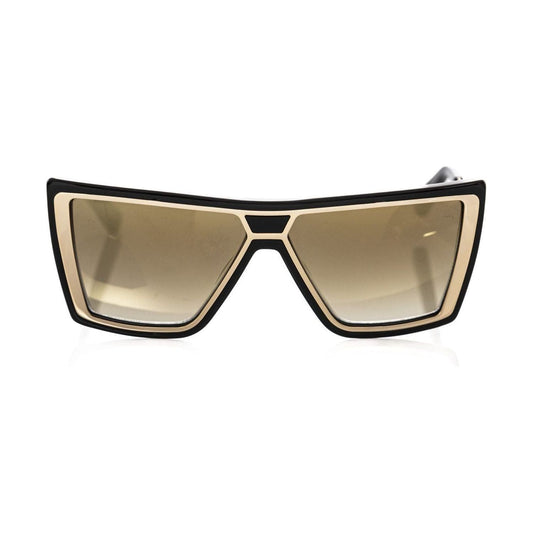 Frankie Morello Black Acetate Women's Sunglass Frankie Morello Rosy Brown
