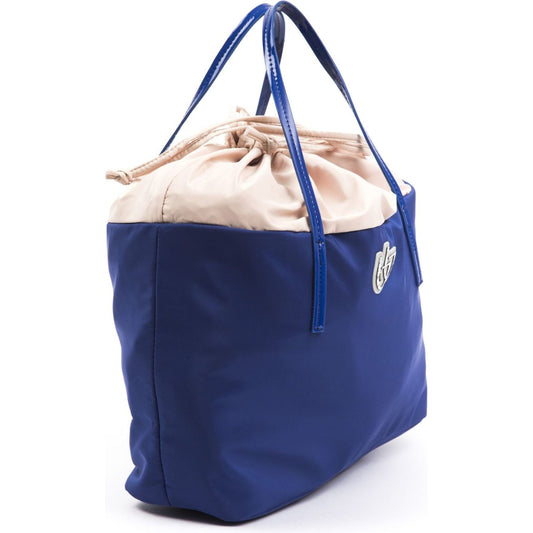 BYBLOS Blue Polyester Women Handbag BYBLOS Light Gray