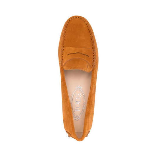Tod's Flat shoes Leather Brown Moccasins Tod'S Chocolate