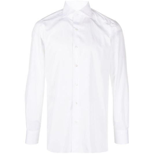 FINAMORE 1925 NAPOLI Shirts White Shirts Finamore 1925 Napoli White Smoke