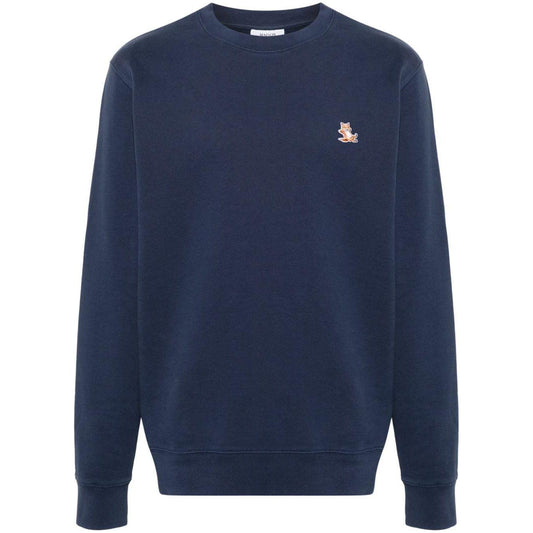 MAISON KITSUNE' Sweaters Blue Topwear Maison Kitsune Dark Slate Gray