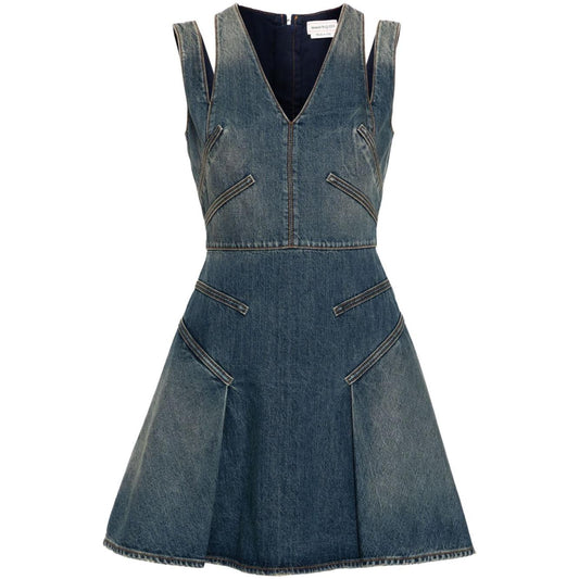 Alexander McQueen Dresses Blue Dresses Alexander Mcqueen Dark Slate Gray