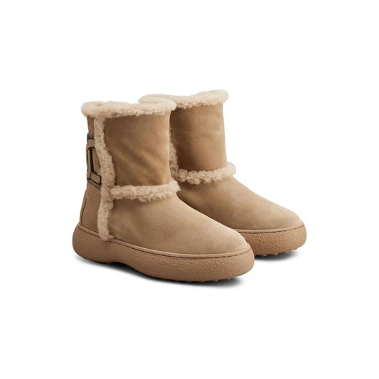 Tod's Boots Beige Boots Tod'S Dim Gray