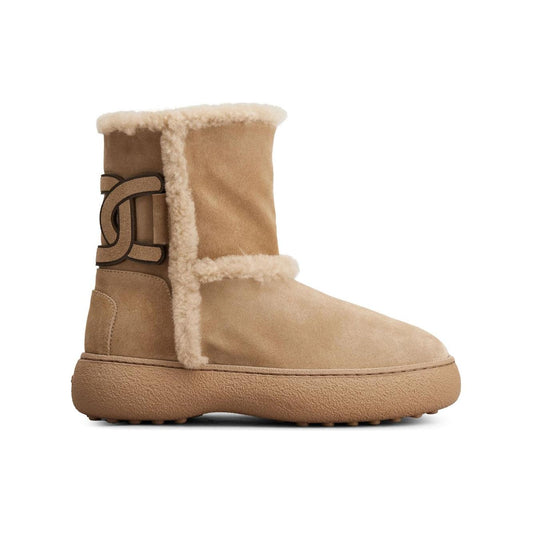 Tod's Boots Beige Boots Tod'S Rosy Brown