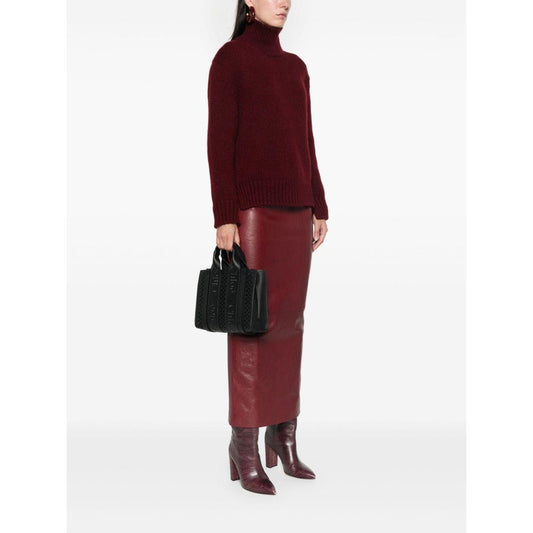 Chloè Small Woody Tote Bag In Grained Leather in Black Shopper Chloè Dark Slate Gray