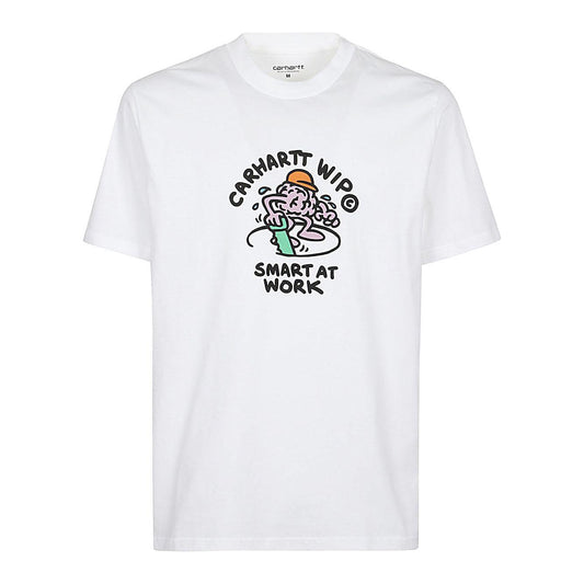 CARHARTT WIP MAIN T-shirts and Polos White Topwear Carhartt Wip Main Lavender