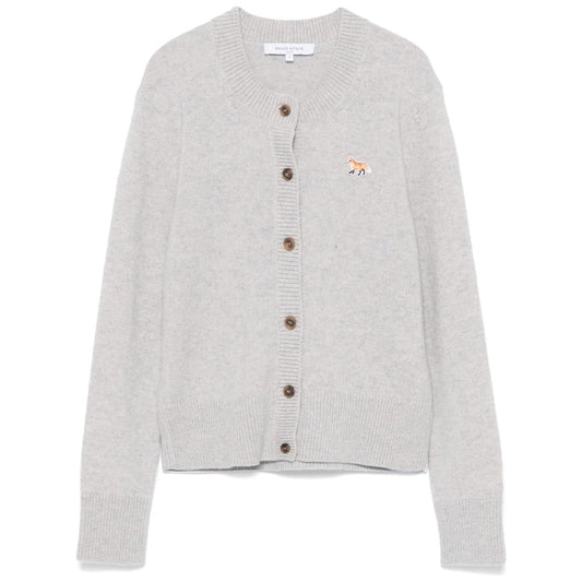 MAISON KITSUNE' Sweaters Grey Topwear Maison Kitsune' Light Gray