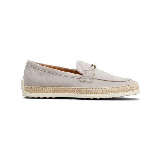 Tod's Flat shoes Light Grey Moccasins Tod'S Gray