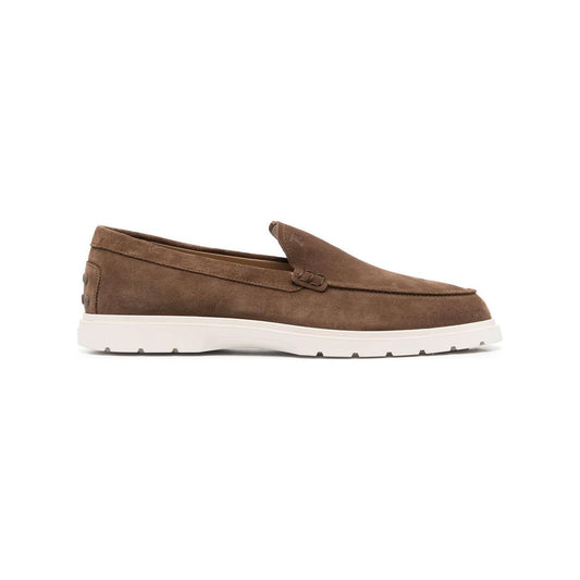 Tod's Flat shoes Brown Moccasins Tod'S Dark Olive Green