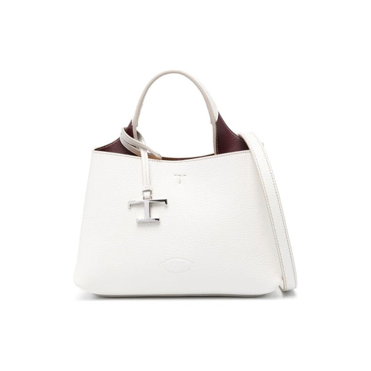 Tod's T Timeless mini shoulder bag Shopper Tod'S White Smoke