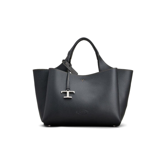 Tod's Mini Leather Bag Shopper Tod'S Dark Slate Gray