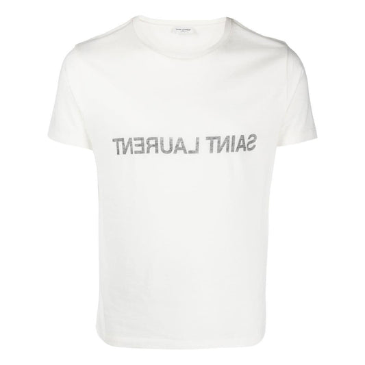 Saint Laurent  T-shirts and Polos White