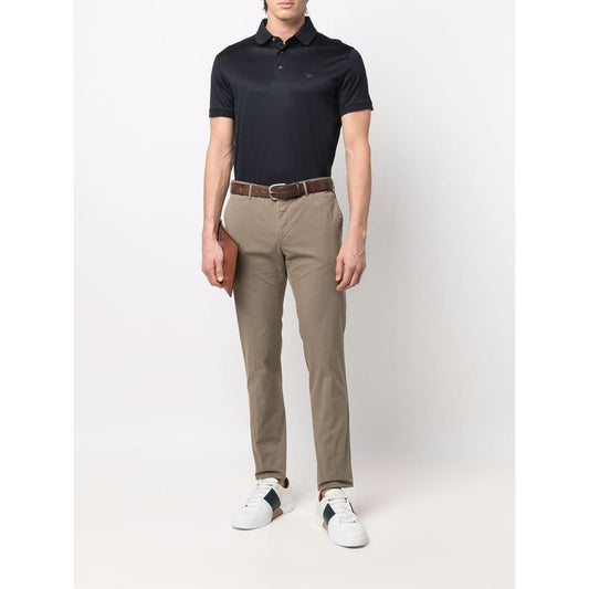 Emporio Armani Logo Polo Shirt Topwear Emporio Armani Antique White