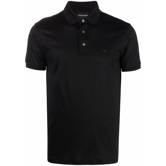 Emporio Armani short sleeve polo shirt Topwear Emporio Armani Black