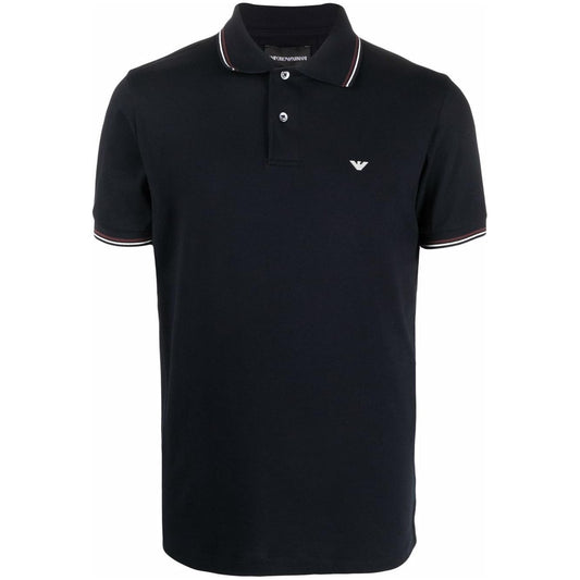 Emporio Armani polo shirt with logo Topwear Emporio Armani Black