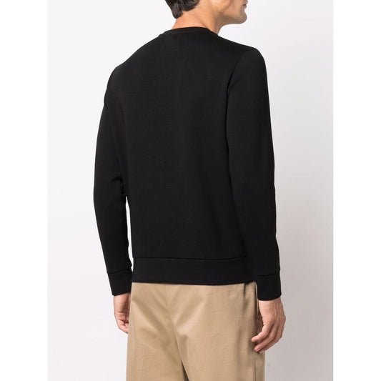 Emporio Armani logo-patch crew-neck Sweatshirt Topwear Emporio Armani Light Gray
