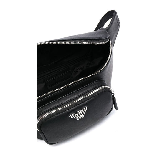 Emporio Armani leather logo-plaque belt bag Belt bags Emporio Armani Black