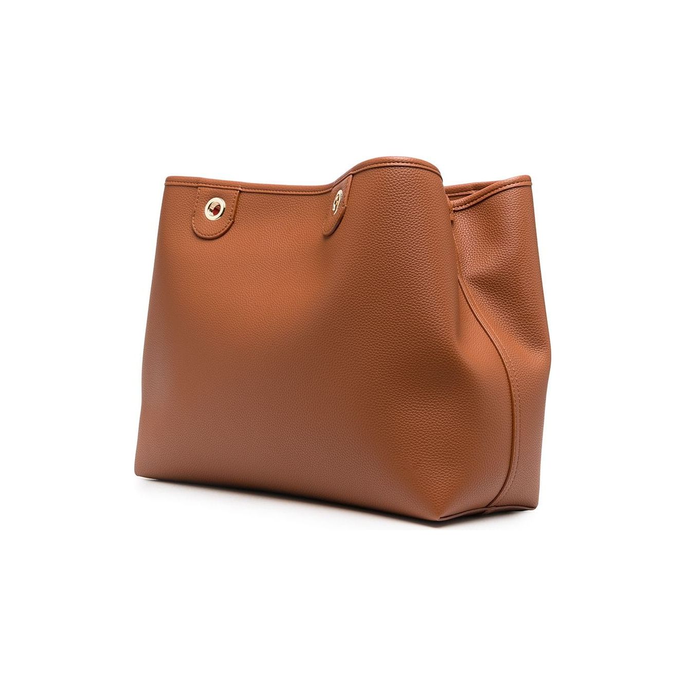 Front view with bag zipped and handles upright.