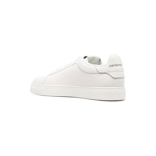 Emporio Armani logo print lace-up sneaker Sneakers Emporio Armani Beige