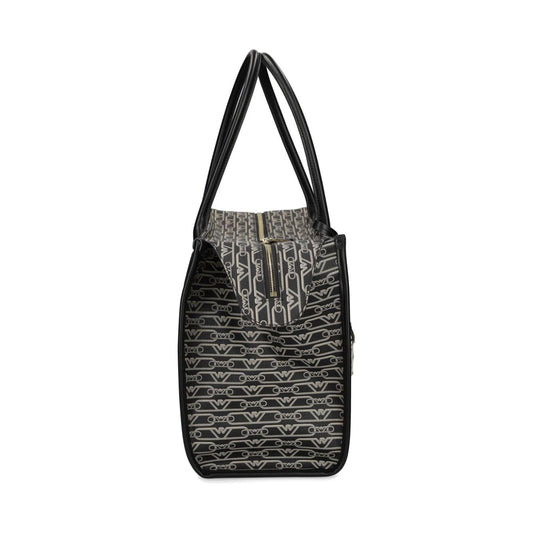 Emporio Armani Jacquard-logo-motif Tote Bag Shopper Emporio Armani Dark Slate Gray