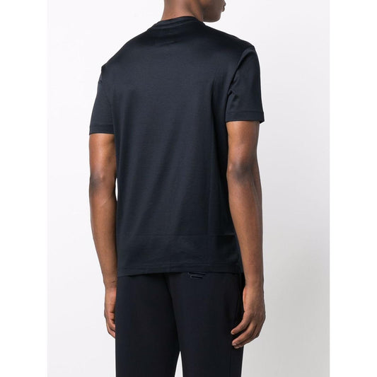 Emporio Armani logo-patch short-sleeve T-shirt Topwear Emporio Armani Lavender