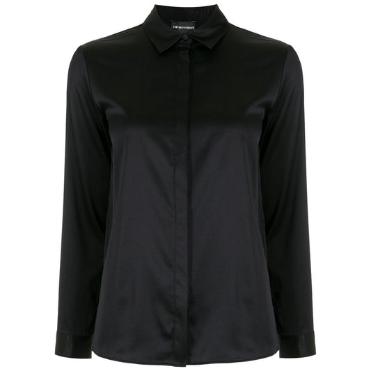 Emporio Armani silk shirt Shirts Emporio Armani Black
