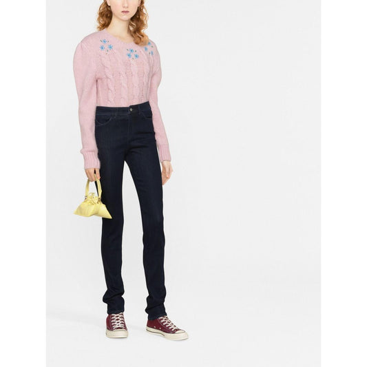 Emporio Armani high-waisted slim-cut Trousers Jeans Emporio Armani White Smoke