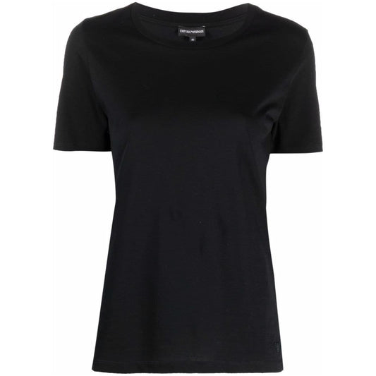 Emporio Armani round neck T-shirt Topwear Emporio Armani Black