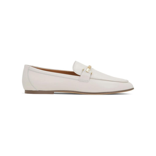 Tod's Flat shoes White Moccasins Tod'S Light Gray