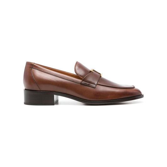 Tod's Flat shoes Brown Moccasins Tod'S Dark Olive Green