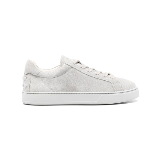 Tod's Suede Woman Sneakers Grey Sneakers Tod'S Light Gray