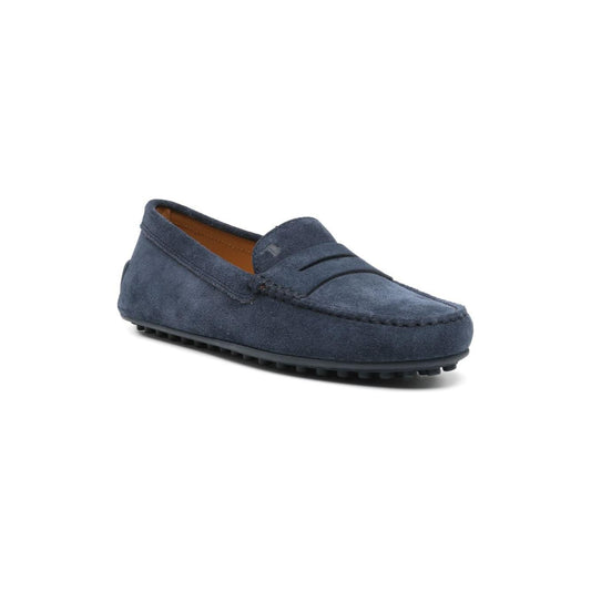 Tod's Flat shoes Blue Moccasins Tod'S Dark Slate Gray